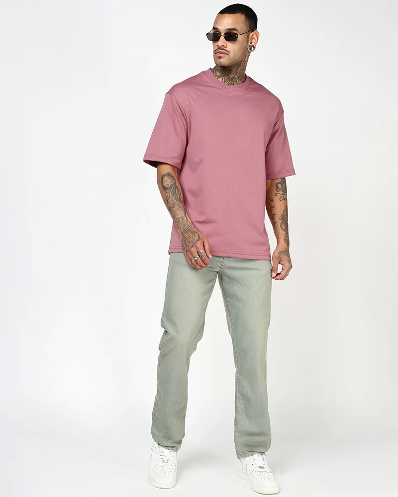 bewakoof  Men's Mesa Rose Oversized T-shirt for Men | Best Price UAE