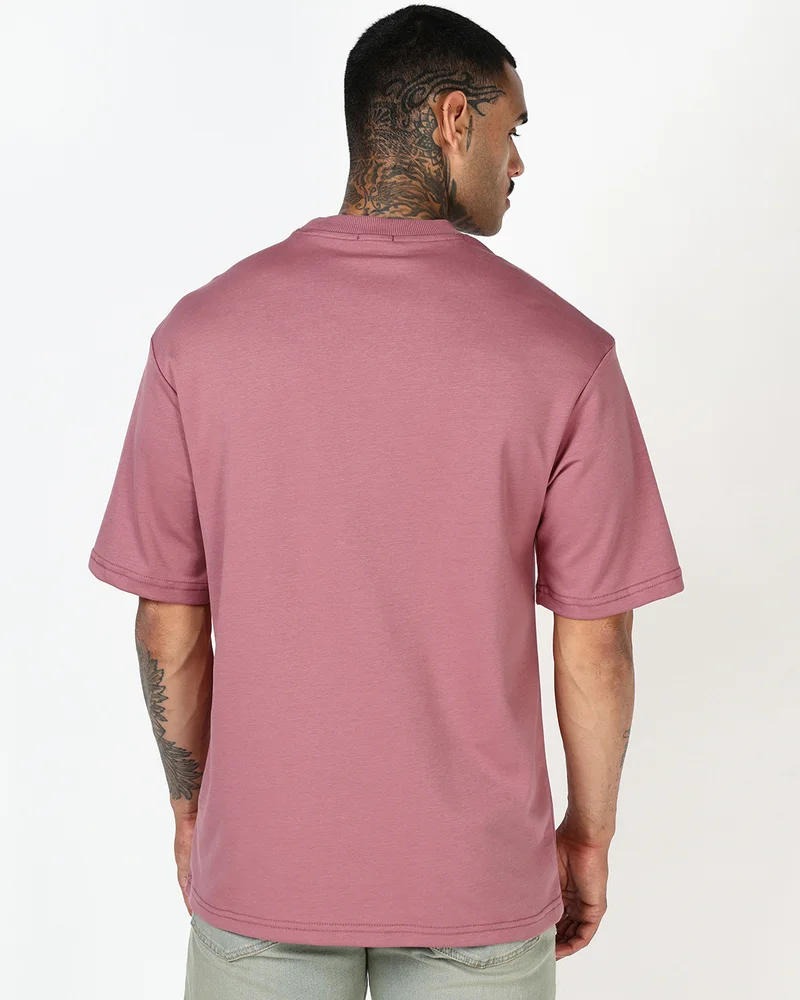 bewakoof  Men's Mesa Rose Oversized T-shirt for Men | Best Price UAE