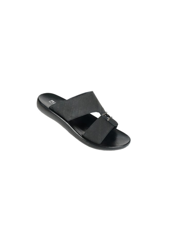 barjeel uno - 008-3547 Barjeel Mens Arabic Sandals 63071 Black - Image 1