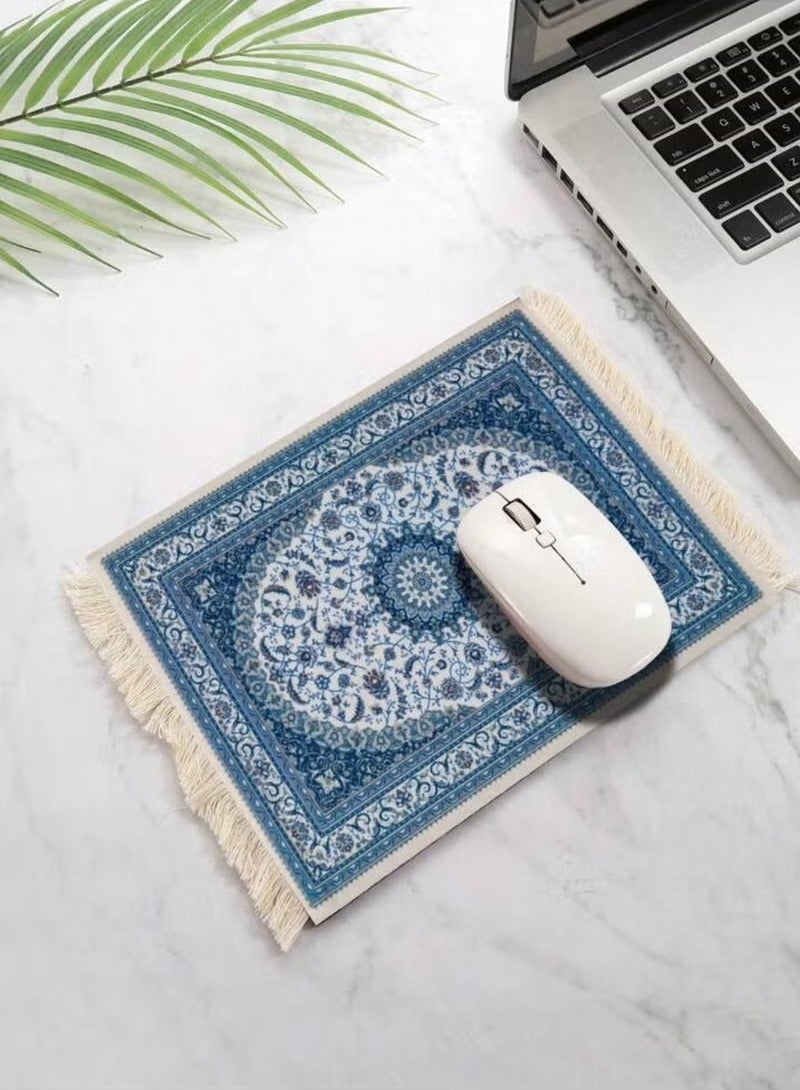 فوميمو قاعدة ماوس للماوس اللاسلكي، سجادة بتصميم شرقي فارسي، وسادة ماوس، للكمبيوتر، لديكور الطاولة، - Image 4