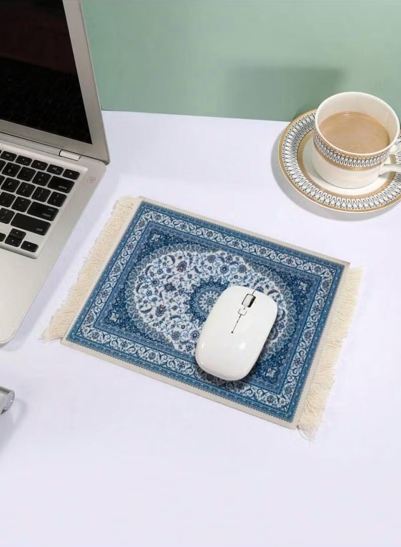 فوميمو قاعدة ماوس للماوس اللاسلكي، سجادة بتصميم شرقي فارسي، وسادة ماوس، للكمبيوتر، لديكور الطاولة، - Image 3