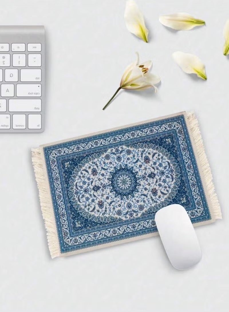 فوميمو قاعدة ماوس للماوس اللاسلكي، سجادة بتصميم شرقي فارسي، وسادة ماوس، للكمبيوتر، لديكور الطاولة، - Image 2