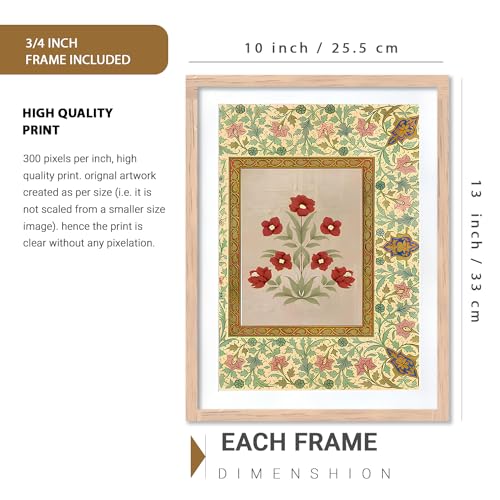 kotart Premium Digital Madhubani Art Paintings with Frame for Home Decor - Painting for Wall Decoration - Pack of 6 (10x13, wall decor) - Image 2