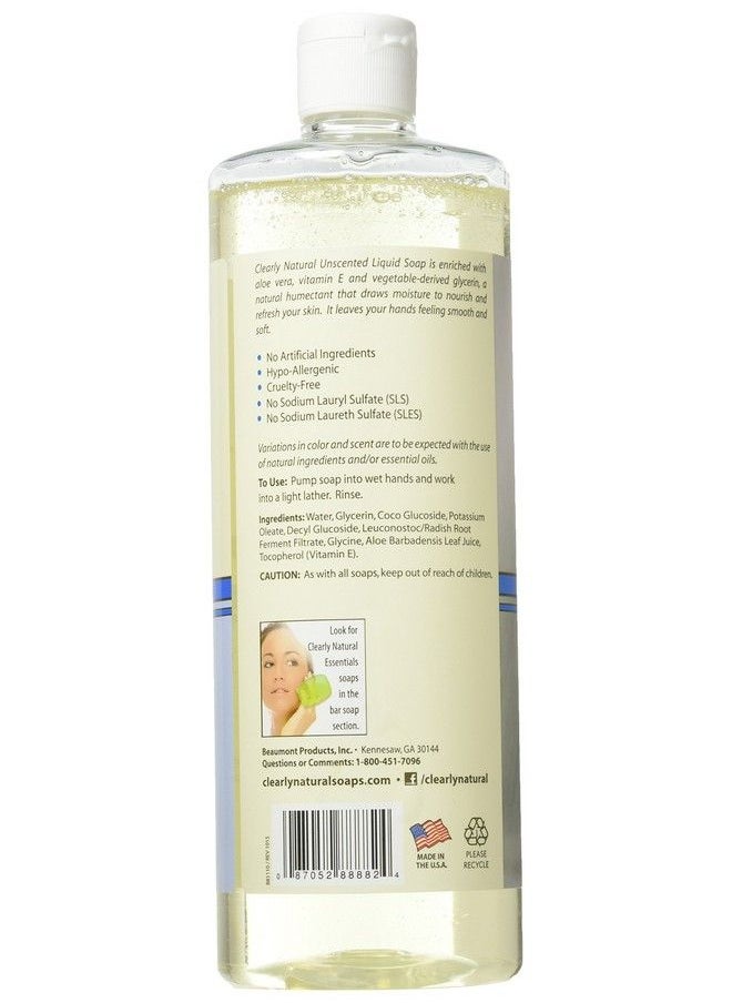 Clearly Natural Liquid Unscented Refill Hand Soap 32 Ounce  - Image 3