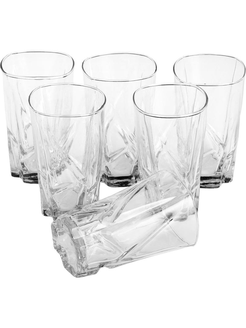 Afast Designer Jug Set of 1 with Stylish Glasses for Serving Water Juice Cold Drinks and Other Drinking Bavrage Glass 250 Ml Jug 1800 Ml Color Transparent Clear - Image 5