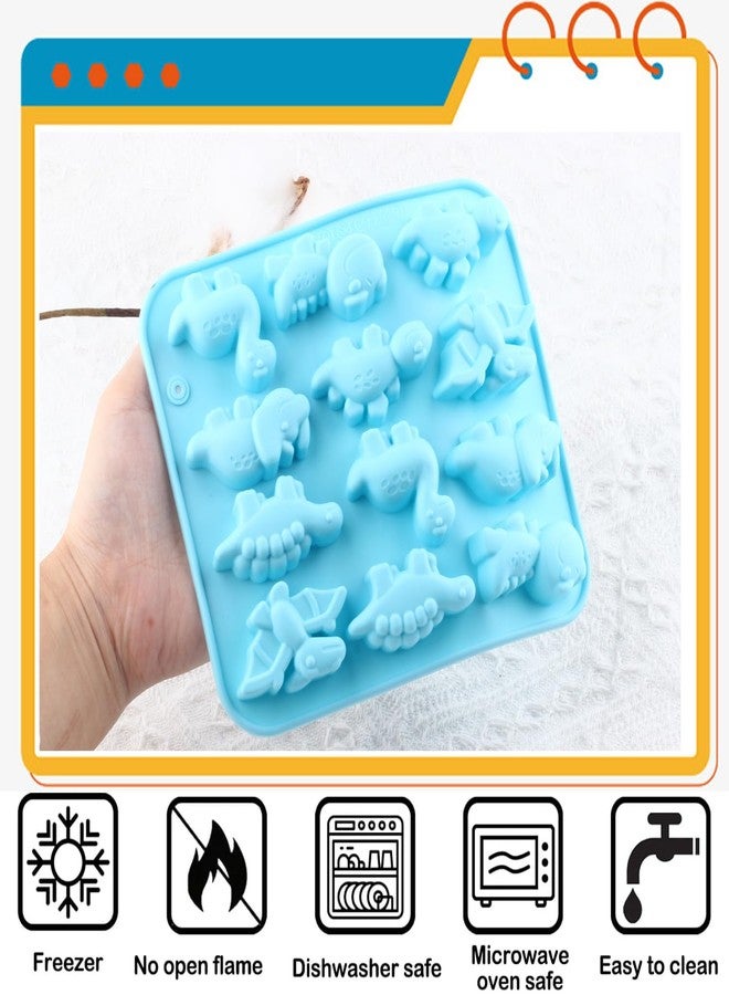 YIMINGMOLD قوالب شوكولاتة سيليكون على شكل ديناصور من YIMINGMOLD، قطعتان - Image 3
