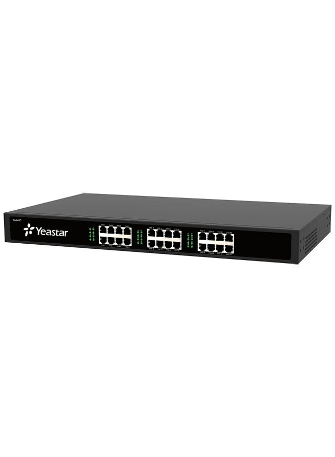 بوابة ييستار نيوغيت TA2400 FXS التناظرية (24 قناة هاتف/فاكس)