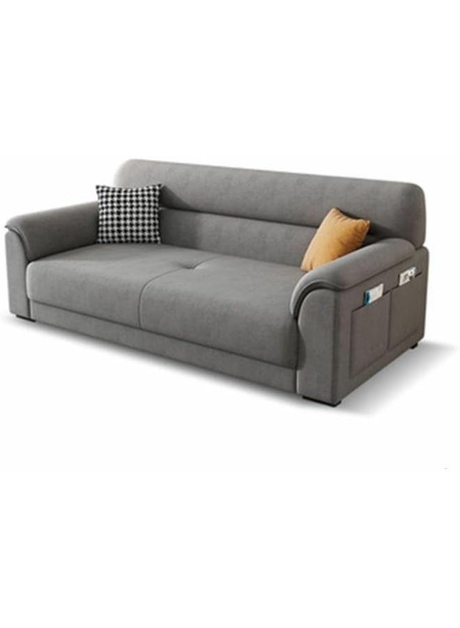 Zayn comforts Modern Standard Sofa with Tech Cloth Upholstery & Storage Included