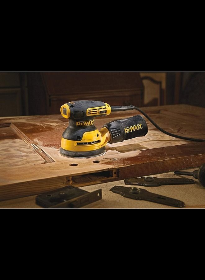 DEWALT Random Orbit Sander, 125mm, Variable Speed, 3.0 Amp, Corded, 12000 OPM - Image 3