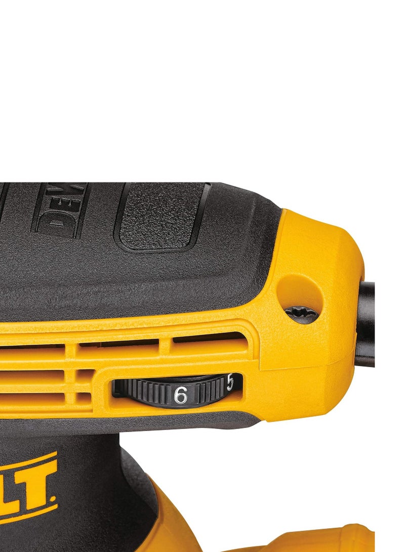 DEWALT Random Orbit Sander, 125mm, Variable Speed, 3.0 Amp, Corded, 12000 OPM - Image 5
