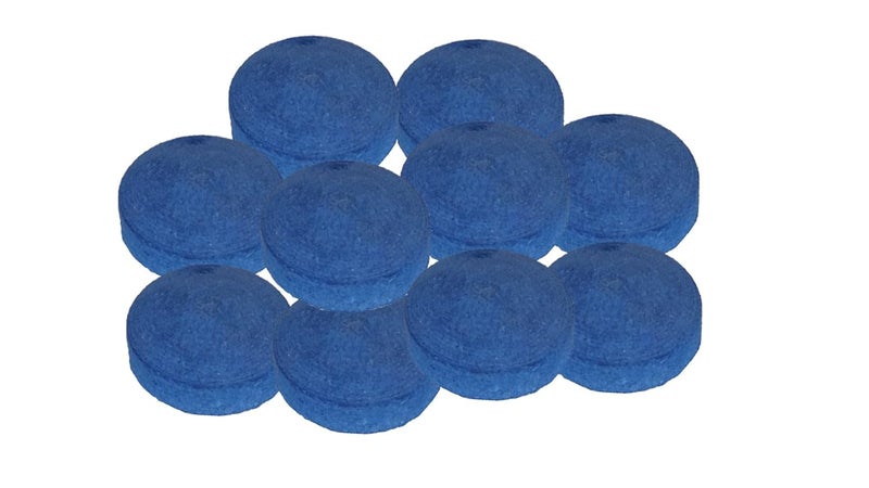 JBB Pool Snooker Cue Tip Blue Color in 10 mm Size (Pack of 10 Pcs) - Image 2