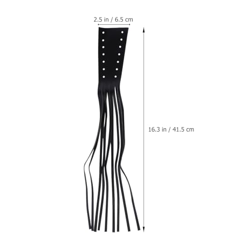 Garneck Motorcycle Lever Tassels Fringe Leather Motorcycle Lever Handlebar Throttle Brake Clutch Grip Covers Wraps - Image 4