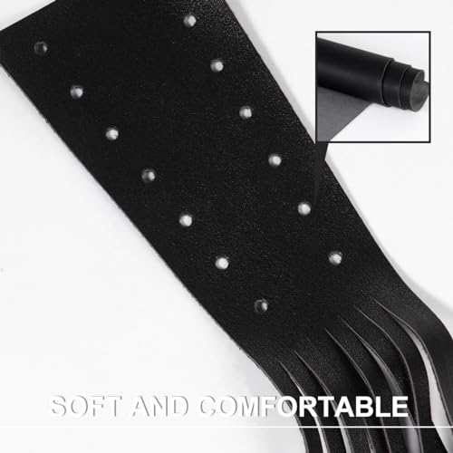 Garneck Motorcycle Lever Tassels Fringe Leather Motorcycle Lever Handlebar Throttle Brake Clutch Grip Covers Wraps - Image 3