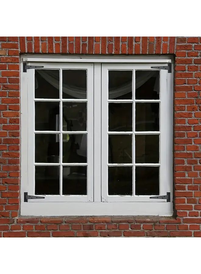 2 Heavy Duty Black Metal T Ribbon Door Hinges Adjustable For Shed Barn Timber Fence - Image 4