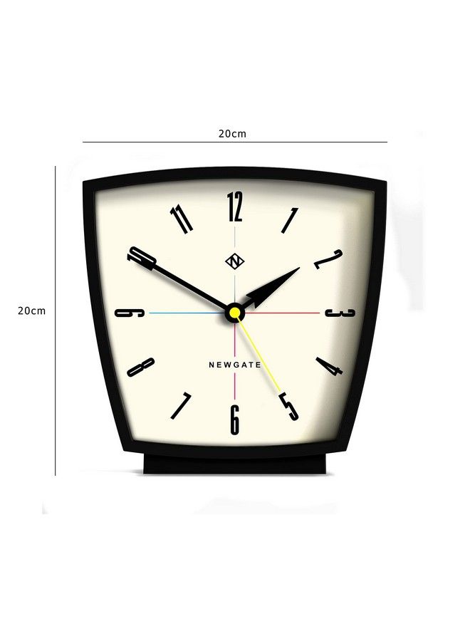 NEWGATE Odyssey Mantel Clock Notick Silent Sweep Movement Modern Mantelpiece Clock Small Clock Clocks For Living Room Office Clock Desk Clock Arabic Dial  - Image 3
