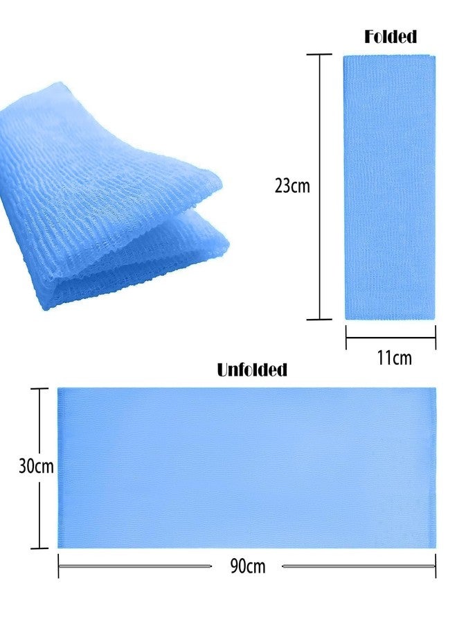Criyar One Pack, Reusable Back Scrubber for Shower, Body Scrubber Exfoliator, Exfoliating Washcloth, Loofah(White) - Image 2
