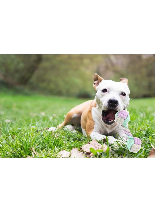 Trixie Junior Rope Dumbbell For Pets, Non-Toxic Tug Toys For Puppies And Adult Dogs, Made Cotton, Helps Massage Your Dogs Gums And Promotes Dental Hygiene - 15 Cm (Pack Of 4) - Image 3