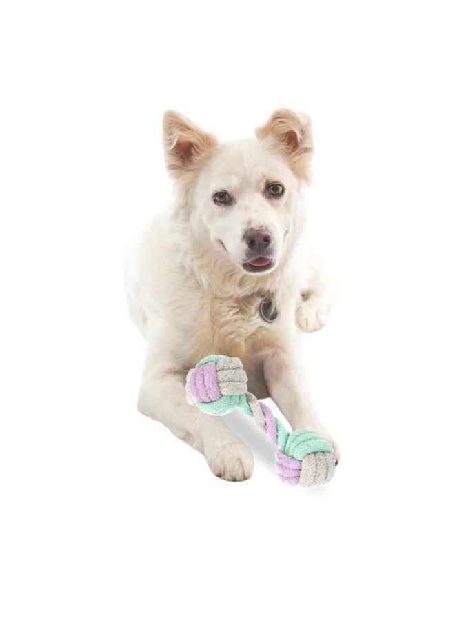 Trixie Junior Rope Dumbbell For Pets, Non-Toxic Tug Toys For Puppies And Adult Dogs, Made Cotton, Helps Massage Your Dogs Gums And Promotes Dental Hygiene - 15 Cm (Pack Of 4) - Image 5