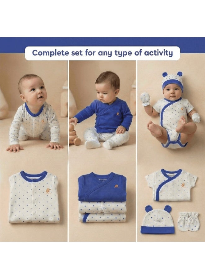 HoneyBee Newborn Essentials Set-100% Organic Cotton, 10-Pcs Baby Gift Set for Boys & Girls (0-3) - Made in Turkey - Image 5