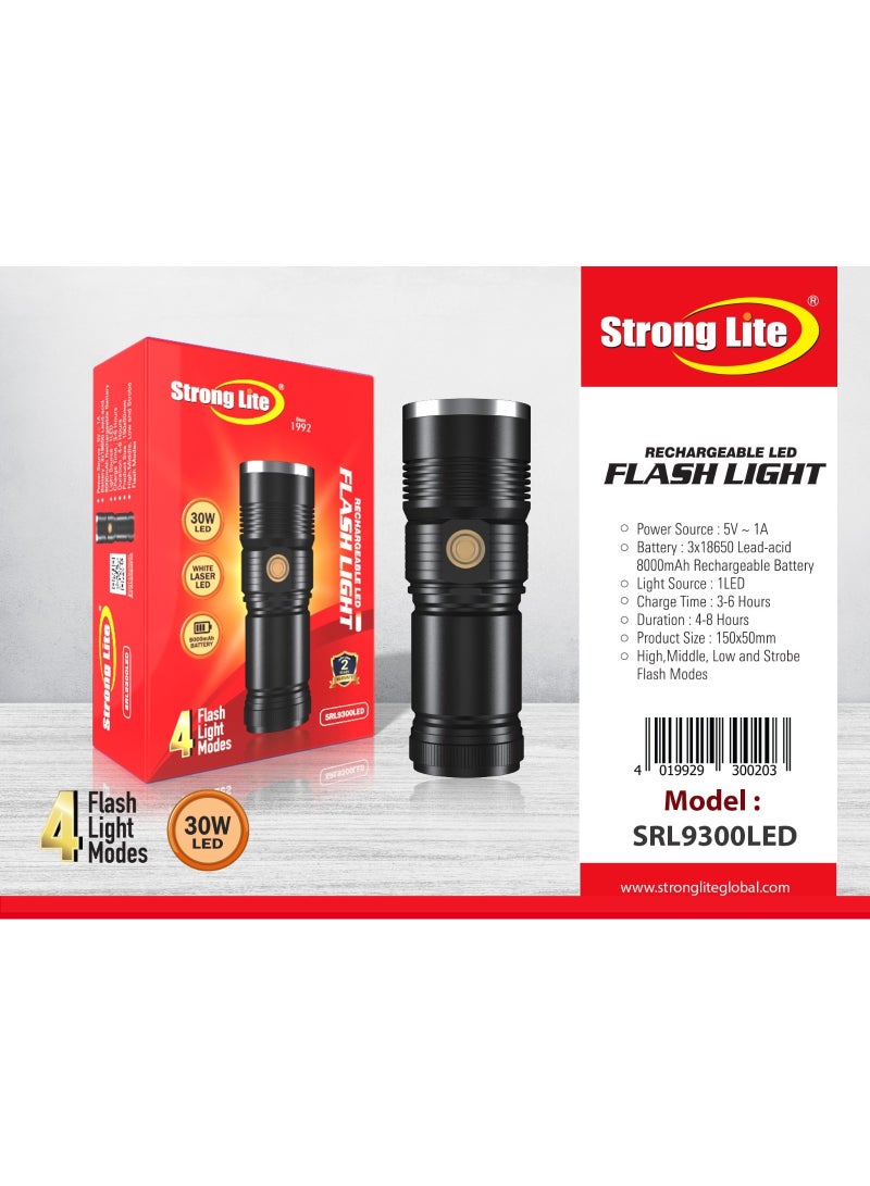 مصباح LED قابل لإعادة الشحن من سترونج لايت SRL9300