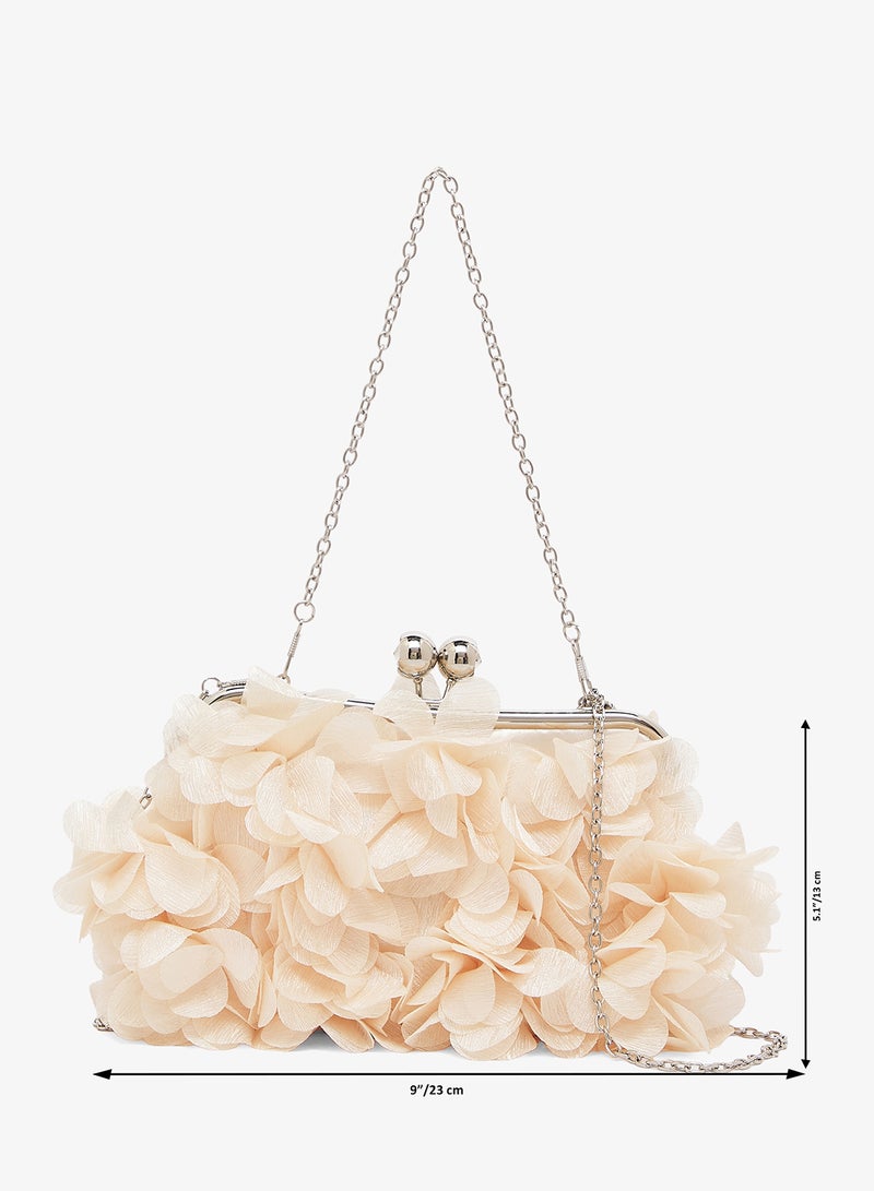 Khizana Flower Deatiled Handle Bag - Image 5