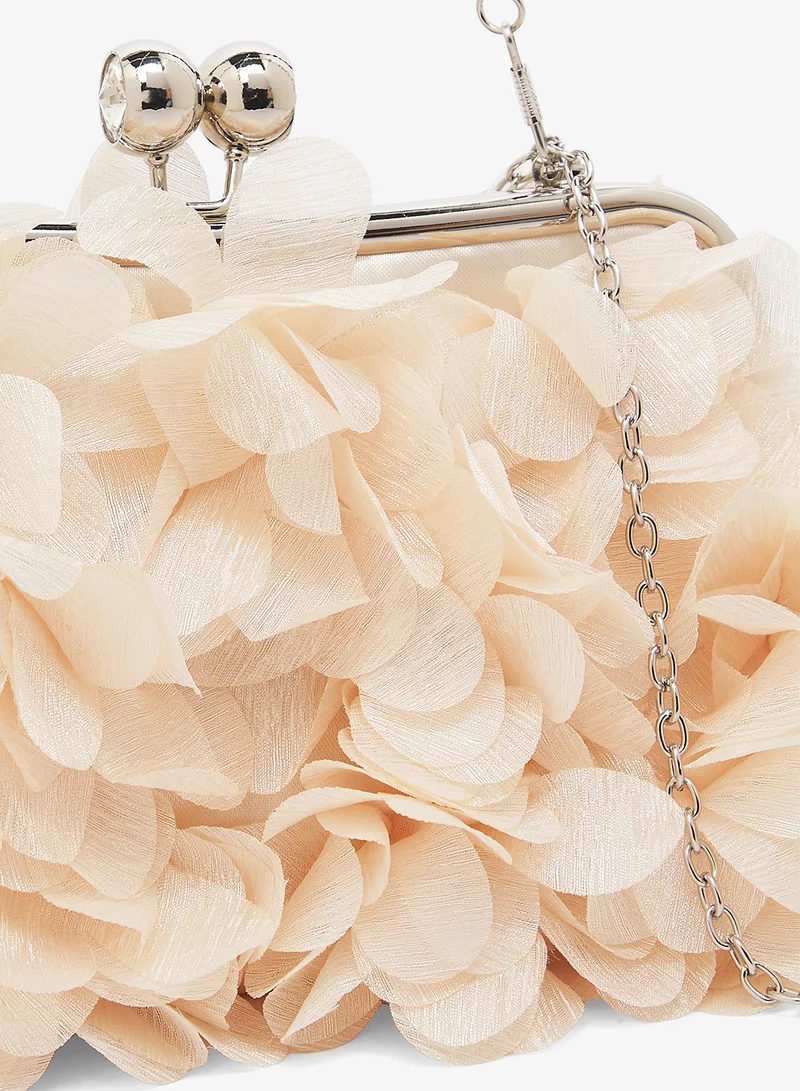 خزانة حقيبة يد بمقبض مزين بالزهور