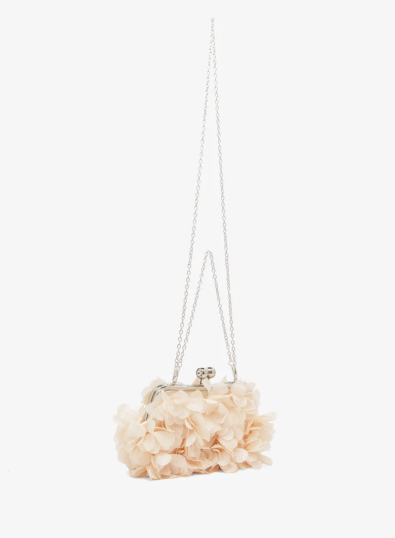 Khizana Flower Deatiled Handle Bag