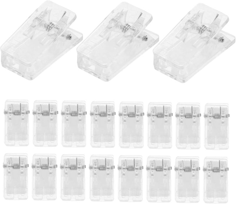 Gadpiparty 50pcs Badge Clips Adhesive Spring Clips for Id Card Holders Work for Organizing Documents Photos and Memos Versatile and Office Supplies - Image 1