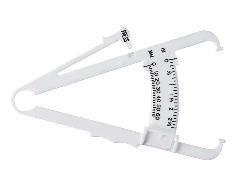 Geek Lab Personal Bodyfat Testing with Skinfold Calipers. Body Fat Calliper to Measure Your Body Fat (White) - Image 1