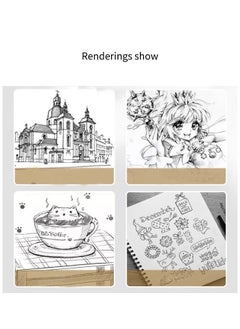 Leto 16 Pieces Drawing Pen Set For Hand Drawn Design Sketch Art Comic Drawing  - Image 5