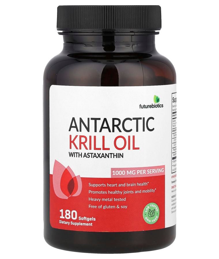 Futurebiotics Antarctic Krill Oil with Astaxanthin 180 Softgels
