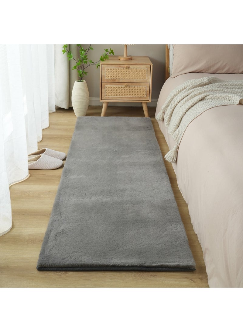 Home Box Faux Rabbit Fur Rug 180 x 60 cm  - Image 1