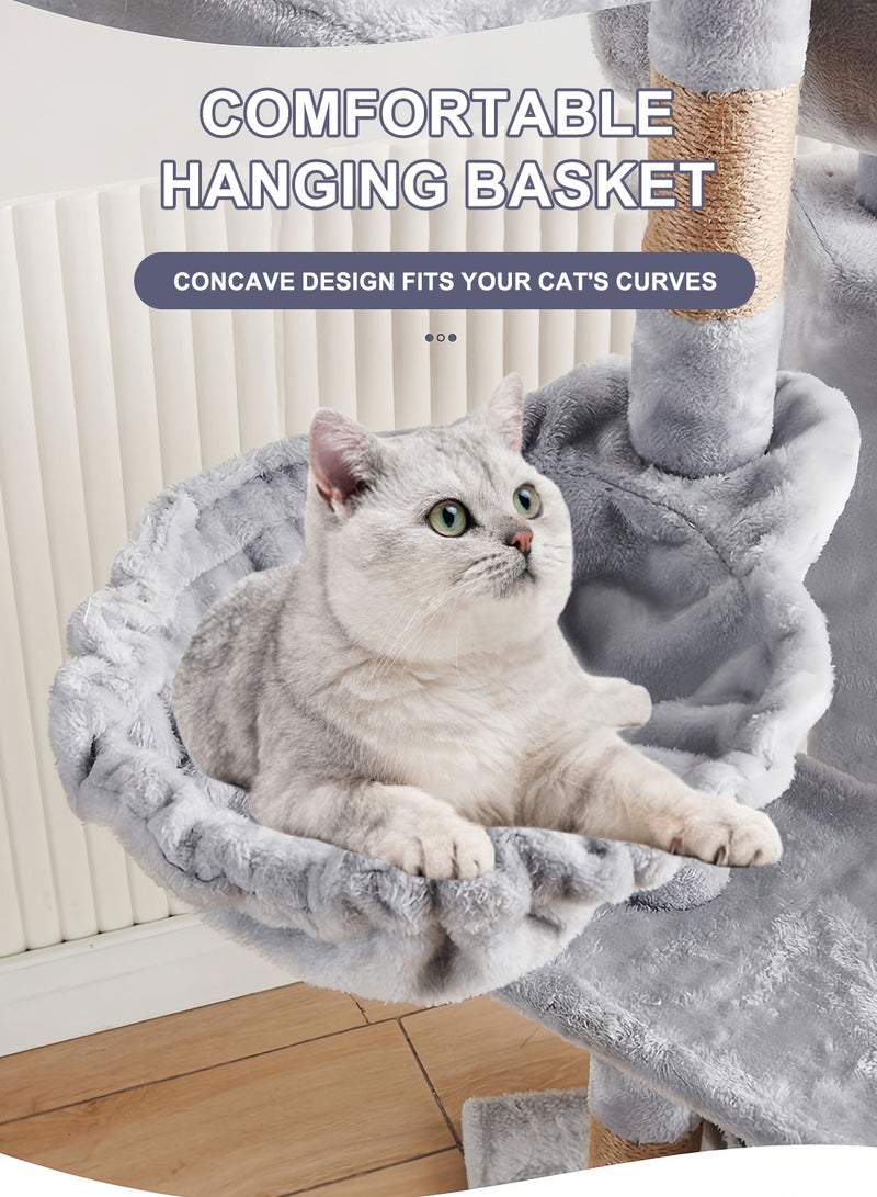 شاربدو متعددة الوظائف القطة شجرة القطة تسلق إطار القطة القفز منصة برج القطة منازل القطة لعب القطط - Image 5