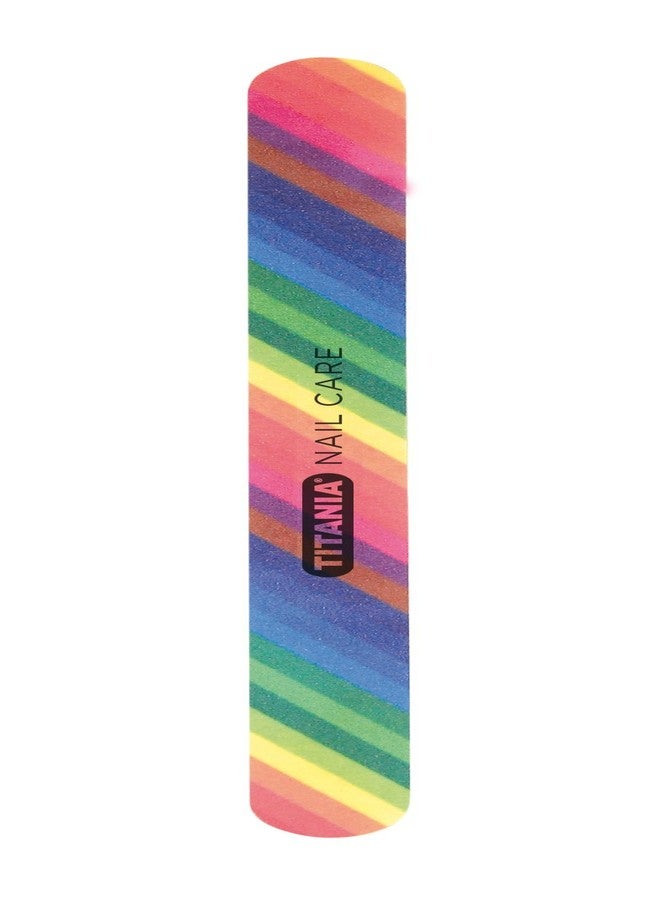 TITANIA 'Titania Coarse and Fine Sand Nail File"Rainbow 17 g Pack of 1