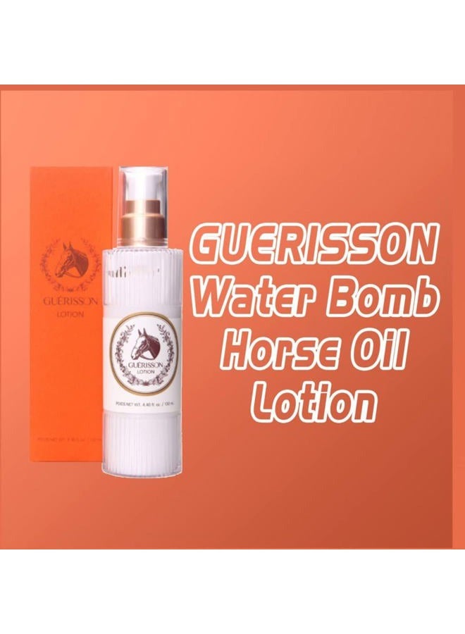 GUERISSON 9 Complex Lotion 4.4oz (130ml) - Hypoallergenic Horse Oil Skin Nourishing Faical Emulsion, Helps Oil and Moisture Balance for Damaged Skin, Fresh Citrus Scent Lightweight Lotion - Image 5