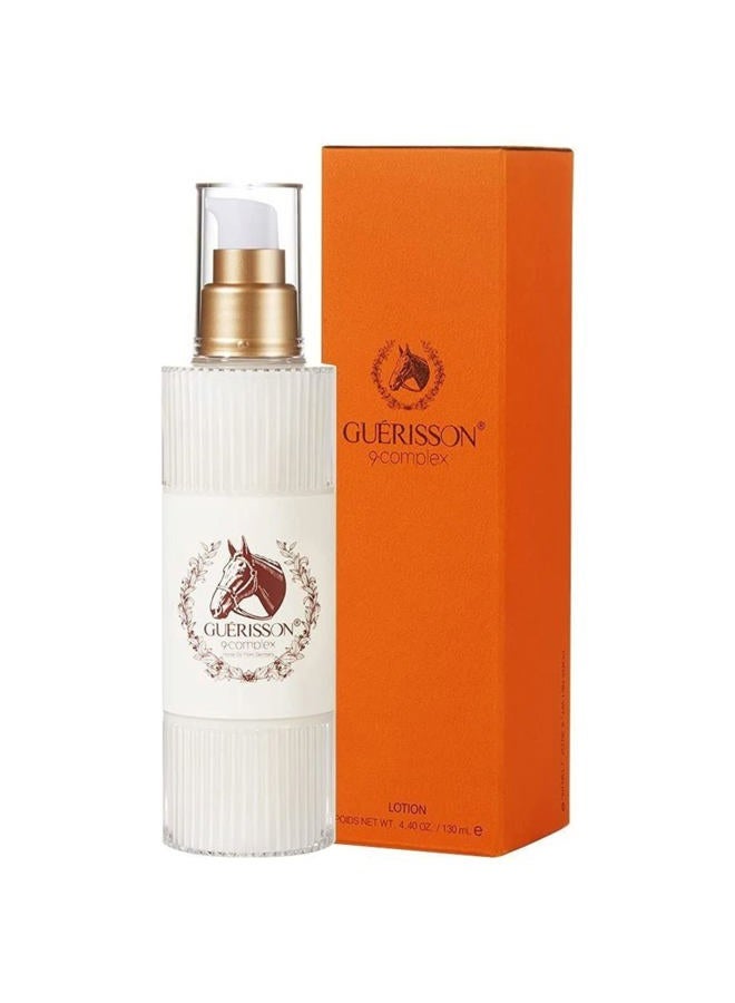 GUERISSON 9 Complex Lotion 4.4oz (130ml) - Hypoallergenic Horse Oil Skin Nourishing Faical Emulsion, Helps Oil and Moisture Balance for Damaged Skin, Fresh Citrus Scent Lightweight Lotion - Image 1