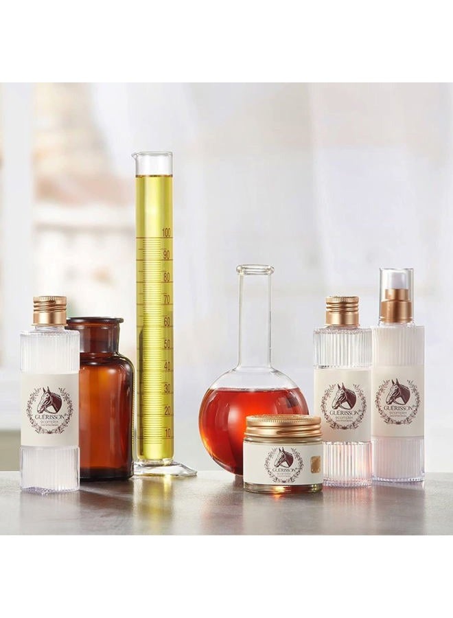 GUERISSON 9 Complex Lotion 4.4oz (130ml) - Hypoallergenic Horse Oil Skin Nourishing Faical Emulsion, Helps Oil and Moisture Balance for Damaged Skin, Fresh Citrus Scent Lightweight Lotion - Image 4