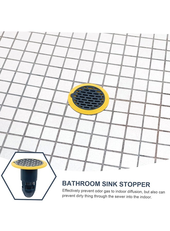 4pcs Rubber Drain Stopper & Sink Strainer Set, Bathtub Plug Floor Drain Cover, Bathroom Sink Hair Catcher Sewer Stopper for Bathroom & Kitchen Use - Image 3