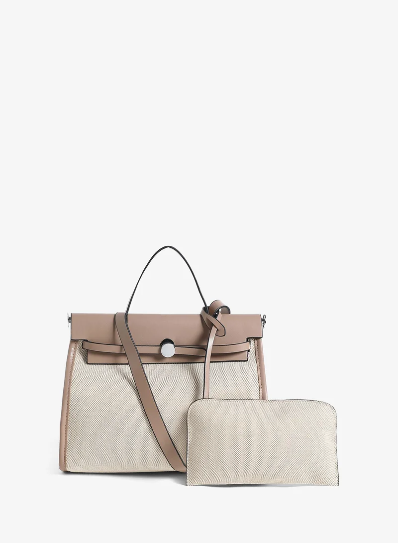Haute Sauce  Structured Handbag Pouch Set for Women | Best Price UAE