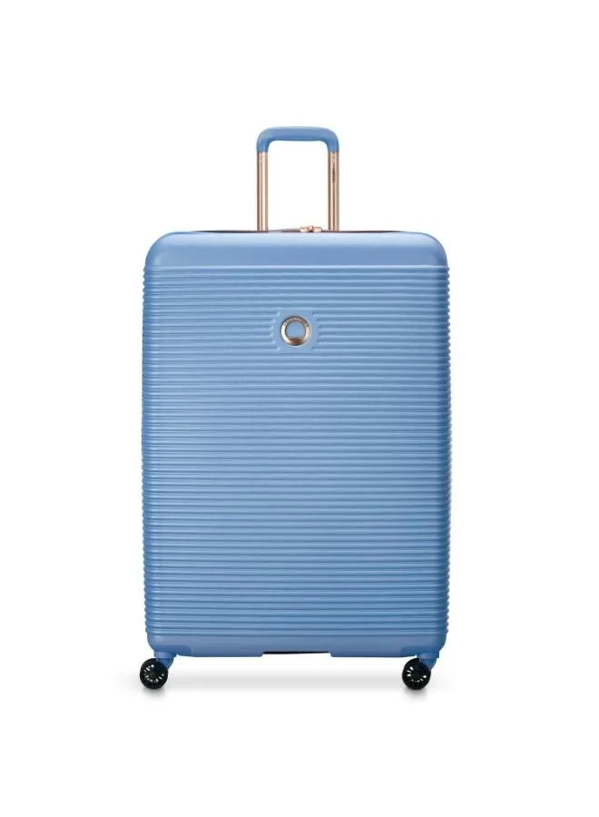 DELSEY Paris Freestyle 82 cm 4 Wheel Expandable  Check-in Suitcase Sky Blue