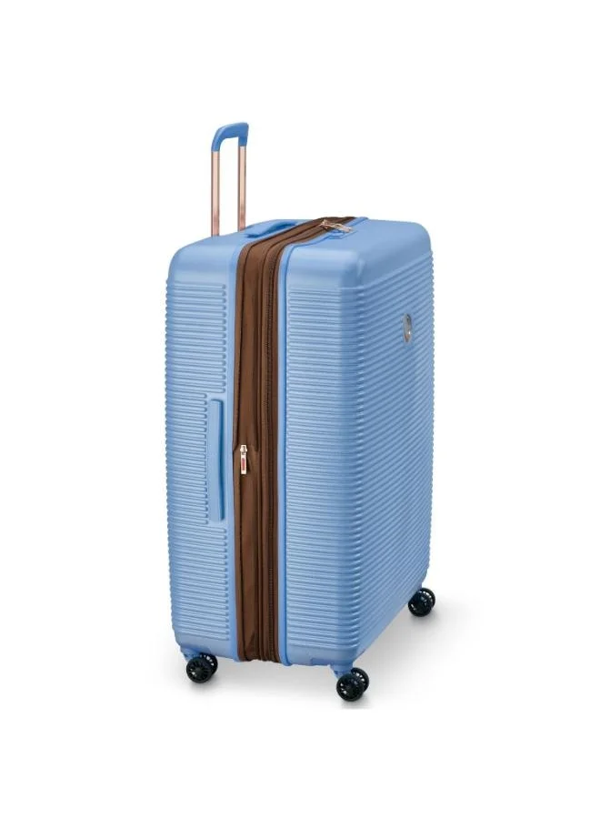 DELSEY Paris Freestyle 82 cm 4 Wheel Expandable  Check-in Suitcase Sky Blue