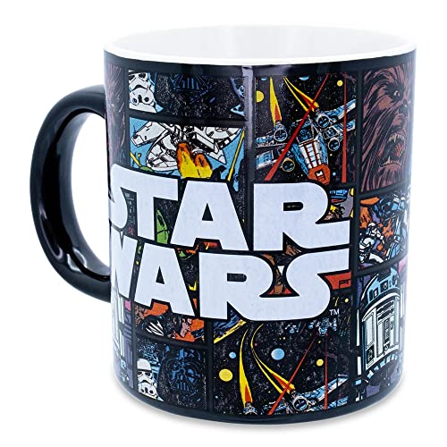 Star Wars Allover Comic Print Ceramic Mug | BPA-Free Coffee Cup For Espresso, Cocoa, Tea - Image 3