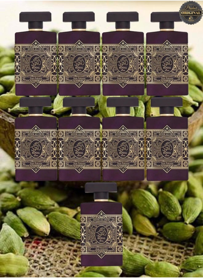 ALMAS PERFUMES - 9 Pieces Sehr Al Oud Royal Perfume 100ML - Image 1