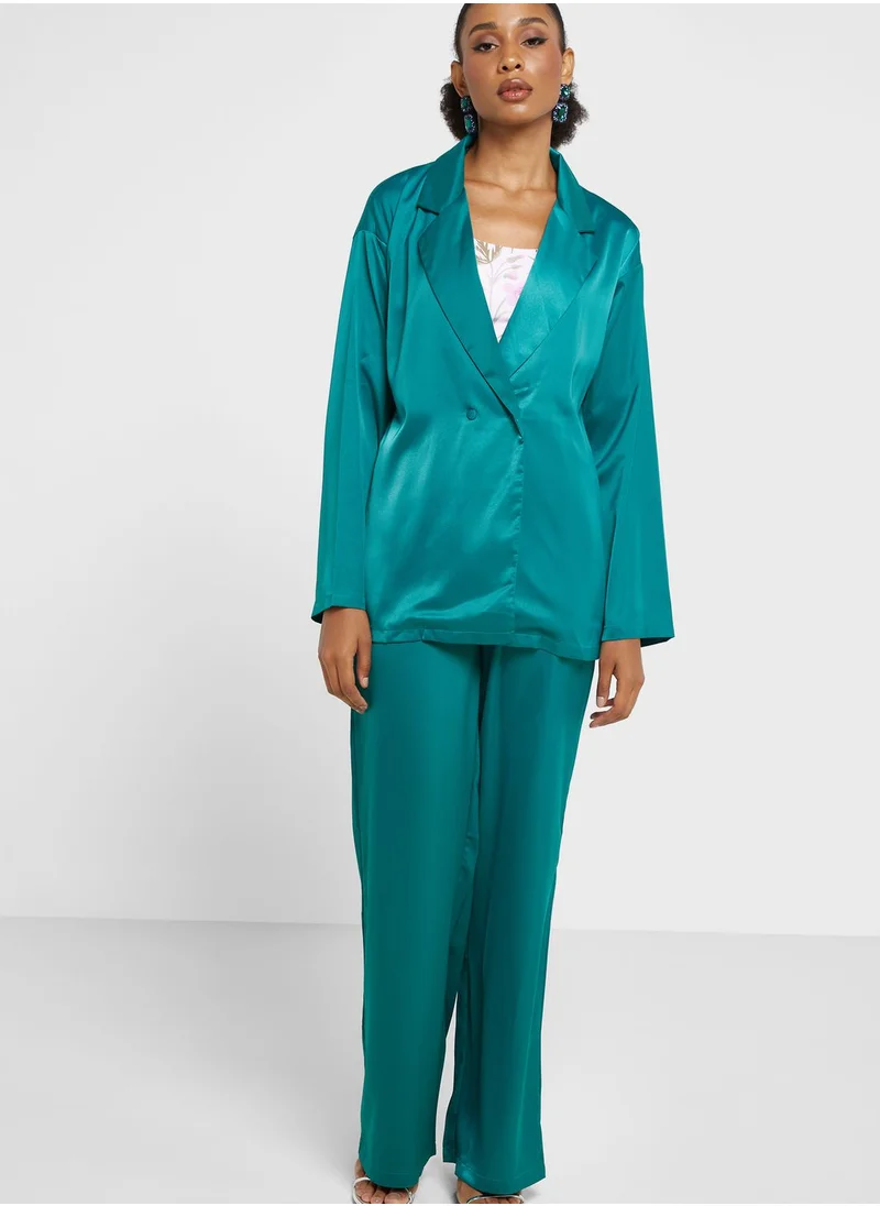 ELLA Double-Breasted Blazer And Pant Set