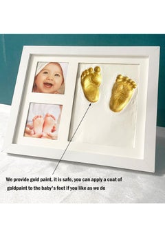 Generic Baby Handprint and Footprint Makers Kit Keepsake For Newborn Boys  Girls, Baby Girl Gifts  Baby Boy Gifts, New Mom Baby Shower Gifts, Baby Milestone Picture Frames Baby Registry, Nursery Decor  - Image 4