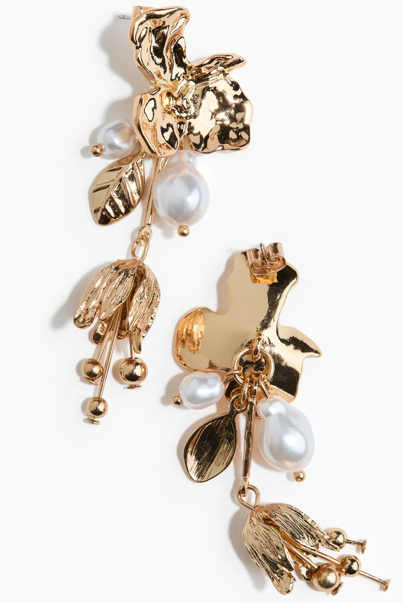 H&M  Flower pendant earrings for Women | Best Price UAE