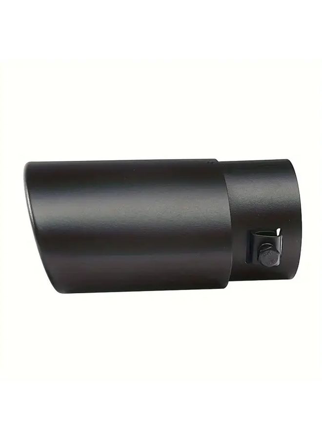 Silver High Performance Car Exhaust Tail Pipe Stainless Steel Straight Curve Compatible Sedan SUV Durable Heat Resistant Easy Installation Sound Enhancement - Image 2