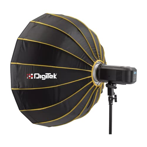 Digitek 65cm Beauty Dish Softbox DBDS-65S, Collapsible, Transportable, Lightweight Bowen Mount for Photography & Studio Lighting with Removable Diffuser - Image 2