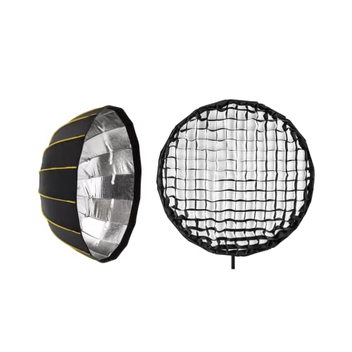 Digitek 65cm Beauty Dish Softbox DBDS-65S, Collapsible, Transportable, Lightweight Bowen Mount for Photography & Studio Lighting with Removable Diffuser - Image 3