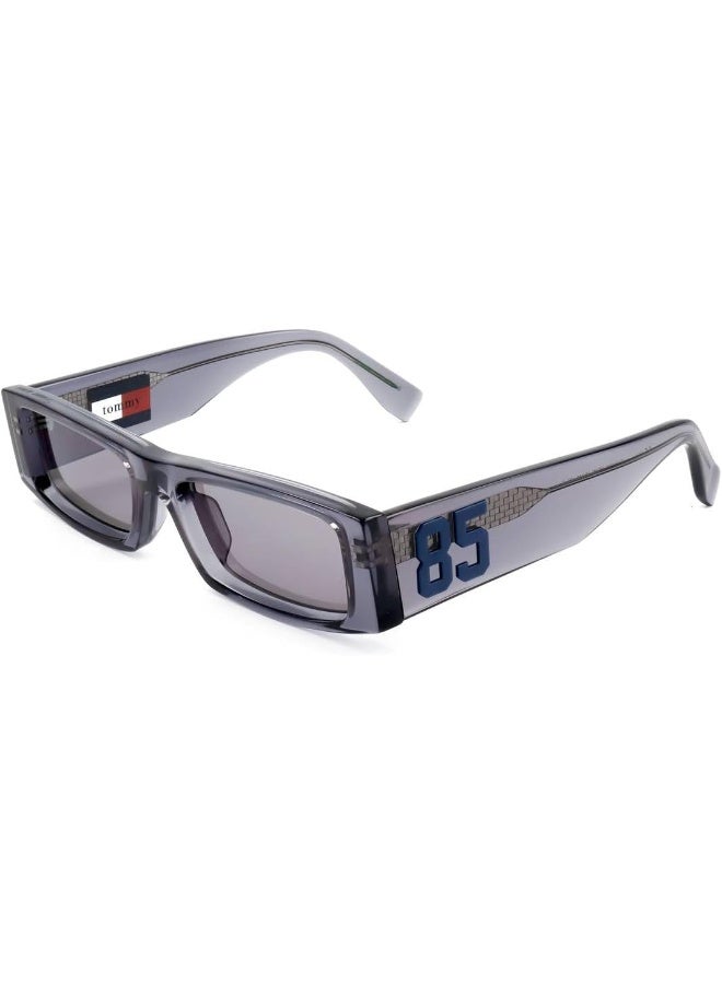 Unisex UV Protection Rectangular Sunglasses - Tj 0092/S Grey 18 - Lens Size: 31.1 Mm